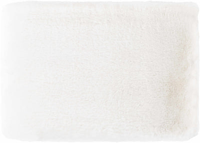 White Faux Fur Throw Blanket - Clearance