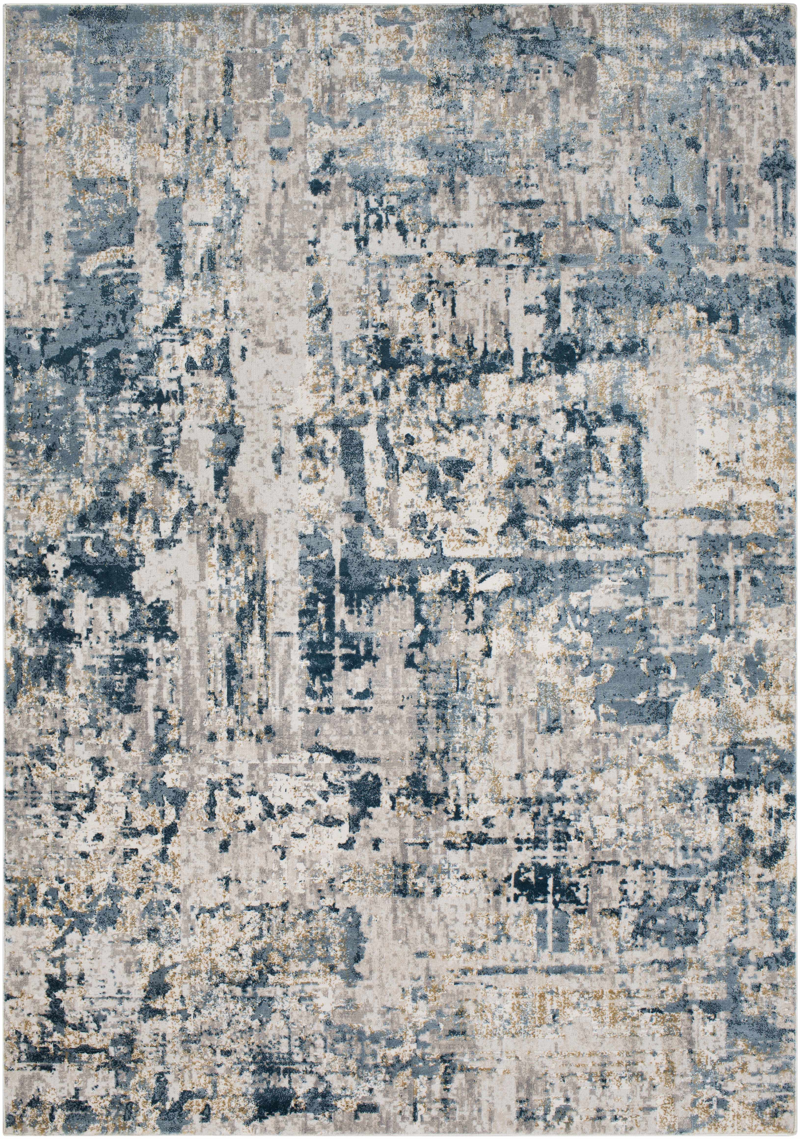 Reverse side of Larne Area Rug - Clearance, focusing on underside structure and material.Contemporary Area Rug Backing  5'3" x 7'3" Rectangle