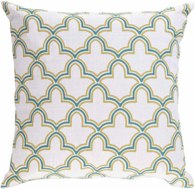 Lawtey White Geometric Accent Pillow - Clearance