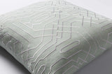 Elberta Sage Geometric Square Throw Pillow - Clearance