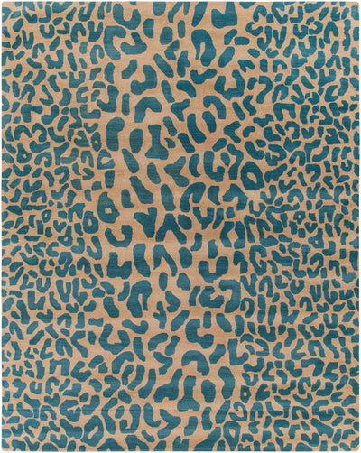 Lockbourne Leopard Print Area Rug