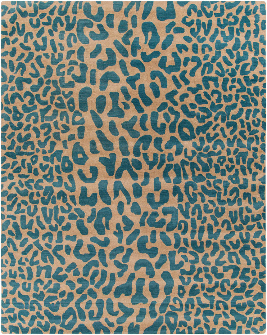 Lockbourne Leopard Print Area Rug