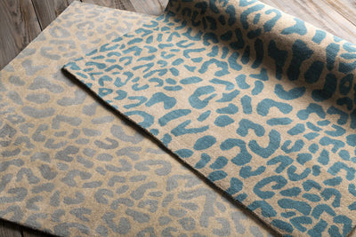 Lockbourne Leopard Print Area Rug