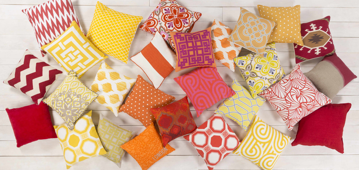 Nanango Red White Chevron Throw Pillow - Clearance