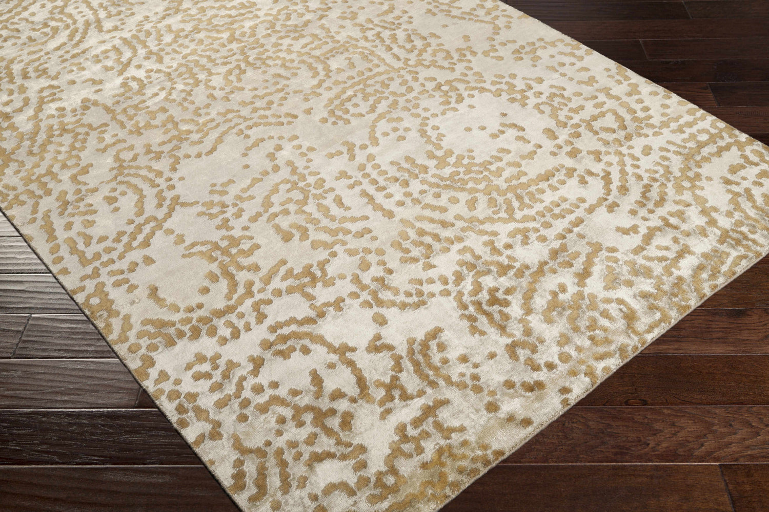 Pensacola Tan Premium Wool&Viscose Rug - Clearance