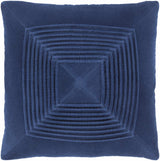 Lefors Navy Square Throw Pillow