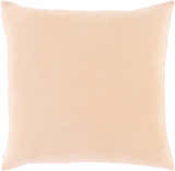 Leiston Peach Geometric Square Pillow - Clearance