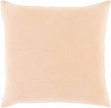 Leiston Peach Geometric Square Pillow - Clearance
