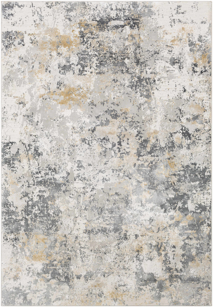 Lenzburg Faux Silk Abstract Rug