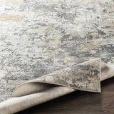 Lenzburg Faux Silk Abstract Rug