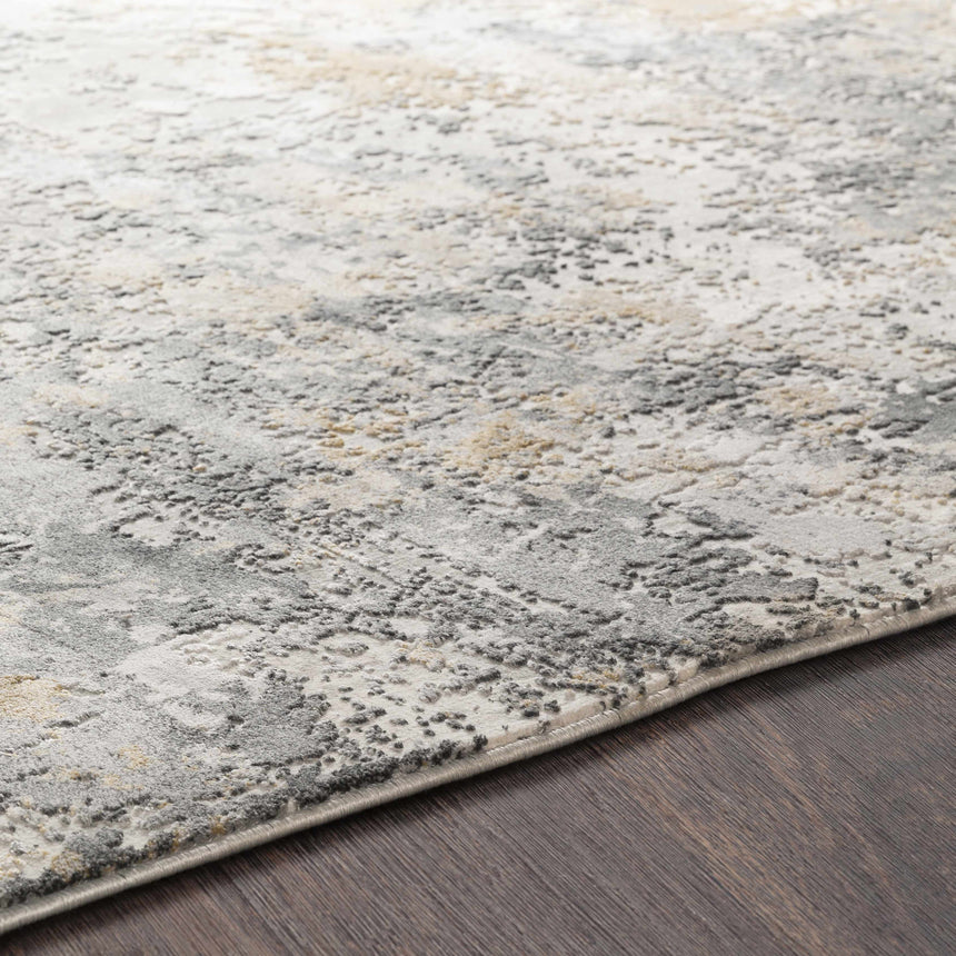 Lenzburg Faux Silk Abstract Rug