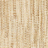 Close-up of the hand-woven Leyton Natural Jute Rug showing its ivory and tan color variations and textured weave. Swatch