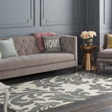 Flagler Seafom Square Throw Pillow - Clearance