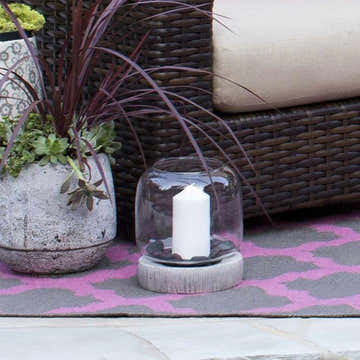 Cantanhede Ceramic Outdoor Candle Holder