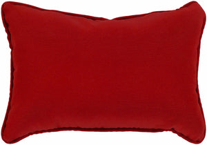 Lehigh Red Solid Throw Pillow