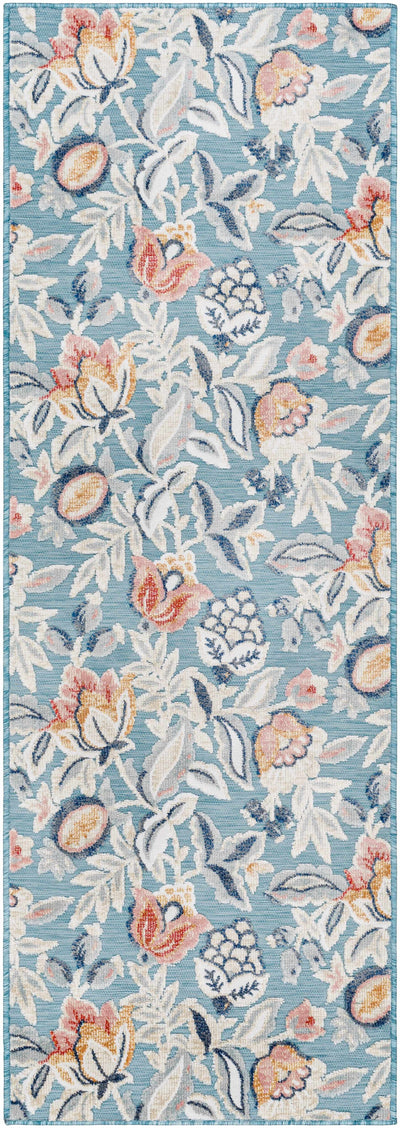 Kian Blue Indoor & Outdoor Rug - Clearance