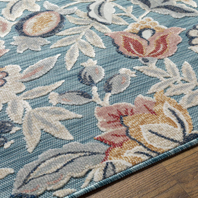 Kian Blue Indoor & Outdoor Rug - Clearance