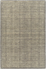Libagon Beige Striped Wool Area Rug - Clearance