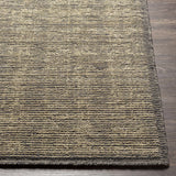 Libagon Beige Striped Wool Area Rug - Clearance