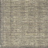 Libagon Beige Striped Wool Area Rug - Clearance