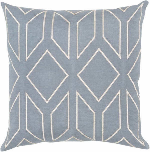 Liebenthal Teal Geometric Pattern Accent Pillow - Clearance