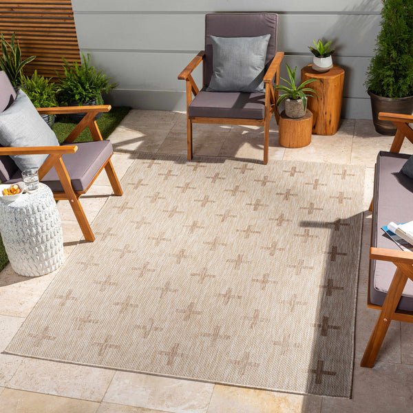 Limbo Beige Outdoor Area Rug