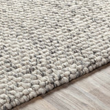 Lucerne LNE-1001 Gray Wool Rug