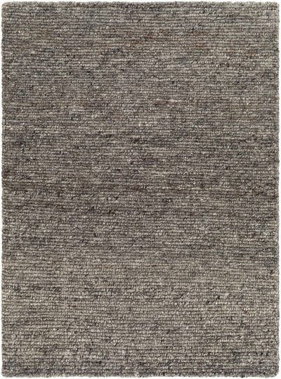 Linamon Brown Wool Area Rug