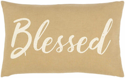 Lindfield Beige Blessed Lumbar Pillow - Clearance