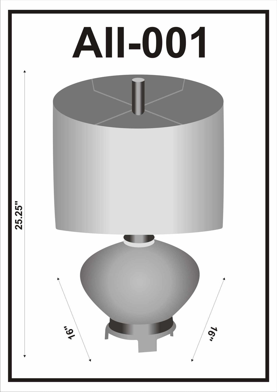 Lintangan Table Lamp - Clearance