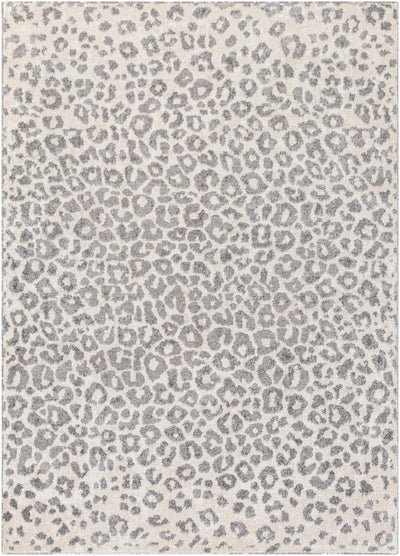 Beige Liversedge Leopard Print Area Rug