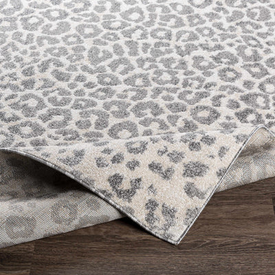 Beige Liversedge Leopard Print Area Rug