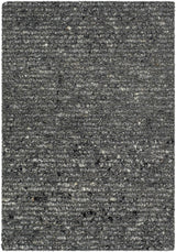 Winta Black Wool Area Rug
