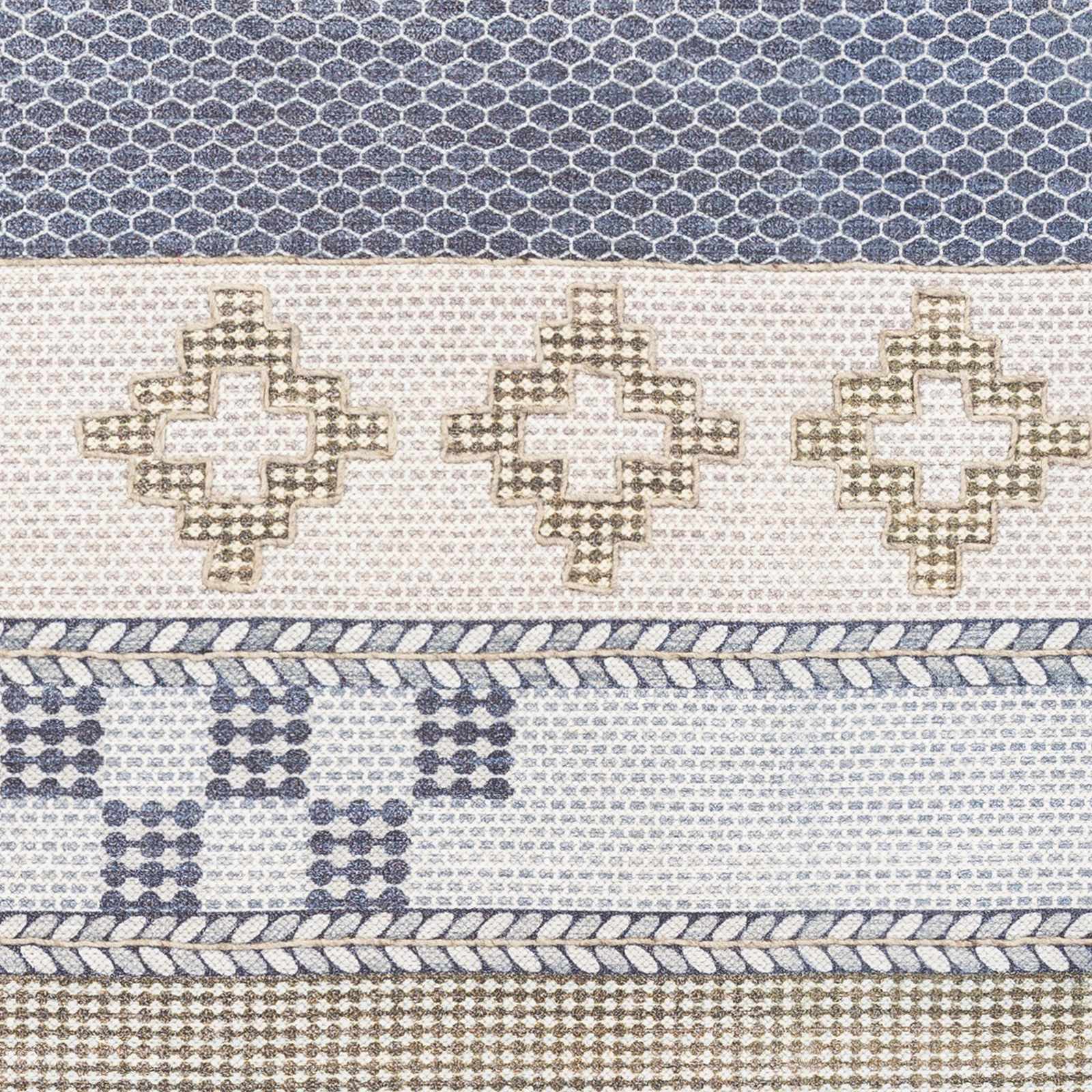 Sample view of Llansteffan Carpet - Clearance, offering a closer look at the design and color. Transitional,Bohemian Area Rug Backing  