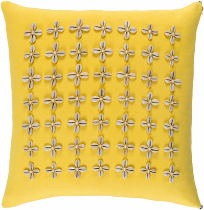 Wimblington Yellow Throw Pillow - Clearance