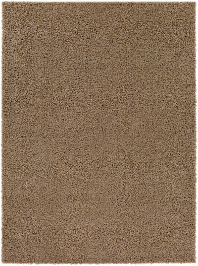 Dark Tan Solid Area Rug - Clearance