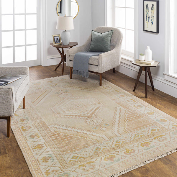 Almendras Hand Knotted Wool&Viscose Area Rug