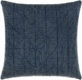 Alan Navy Square Throw Pillow