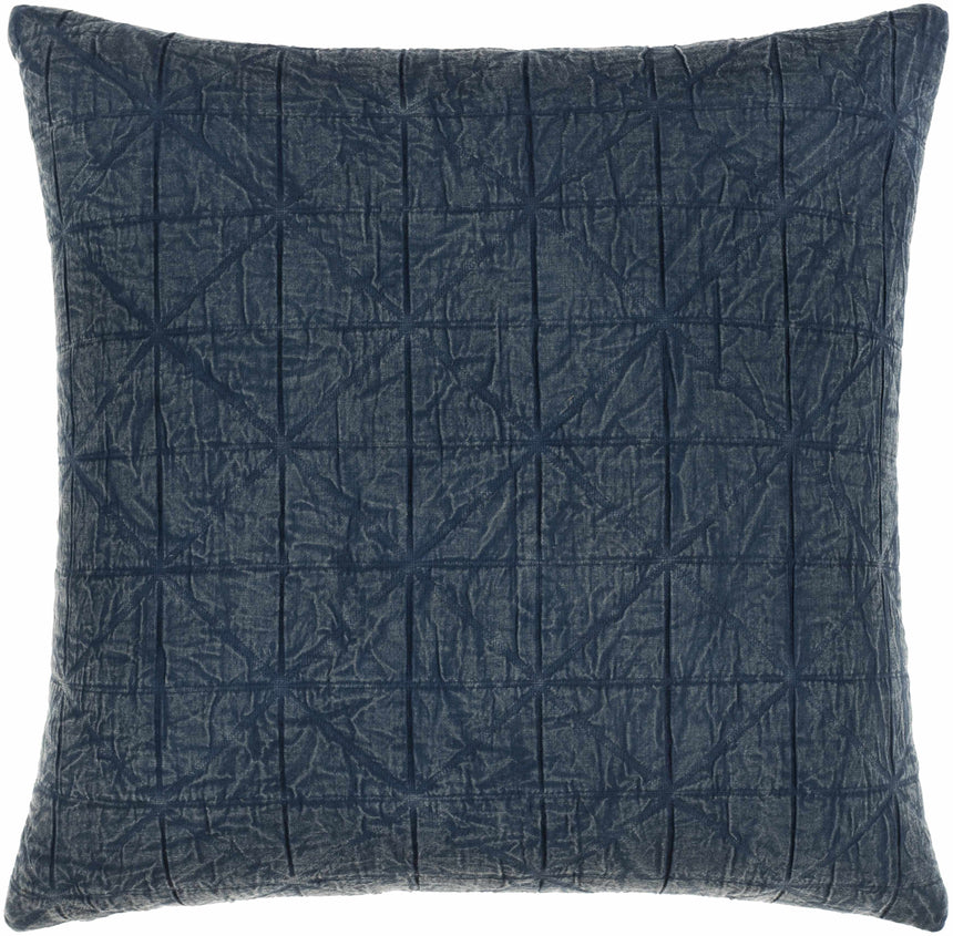 Alan Navy Square Throw Pillow