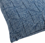 Alan Navy Square Throw Pillow