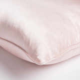 Langho Blush Satin Throw Pillow - Clearance