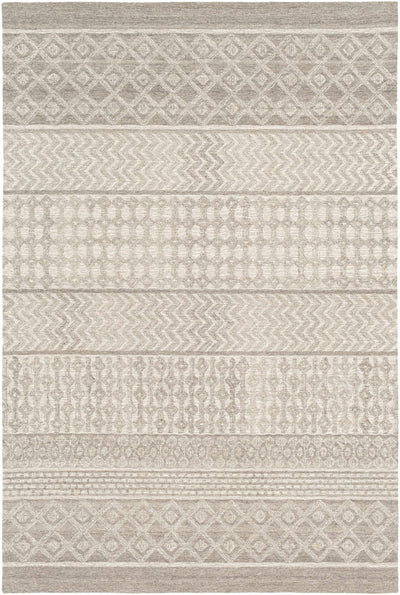 Lone Beige Tufted Maroc Wool Rug