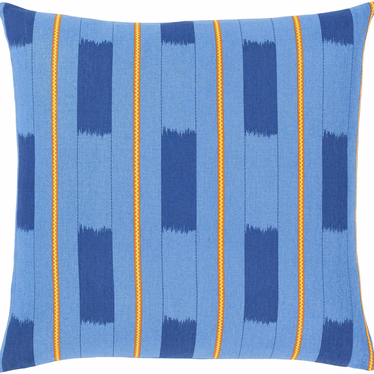 Locustville Blue&Orange Gradient Striped Throw Pillow - Clearance ...