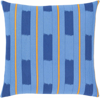 Locustville Blue&Orange Gradient Striped Throw Pillow - Clearance