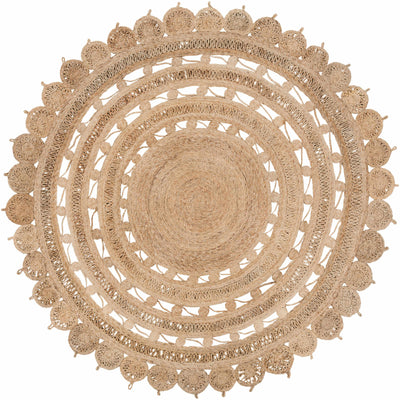 Longville Round Jute Rug - Clearance