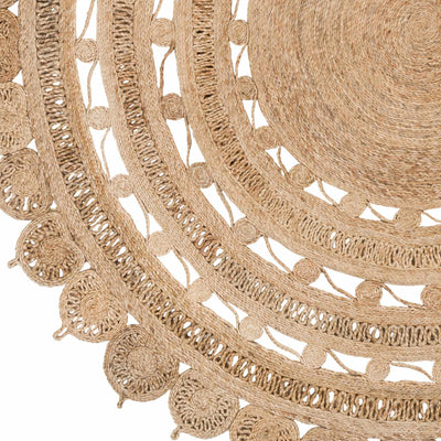 Longville Round Jute Rug - Clearance