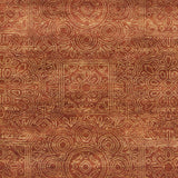 Lottsburg Premium Orange Wool Rug - Clearance