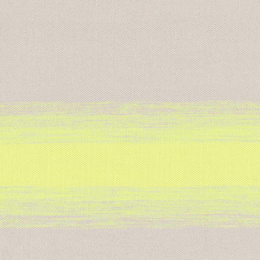 Close-up of the Louise Area Rug showing a hand woven texture with seafoam and yellow color gradient. Swatch