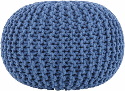 Eisenberg Woven Gray Pouf