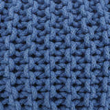 Eisenberg Woven Gray Pouf